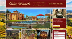 Desktop Screenshot of gaia-travels.com